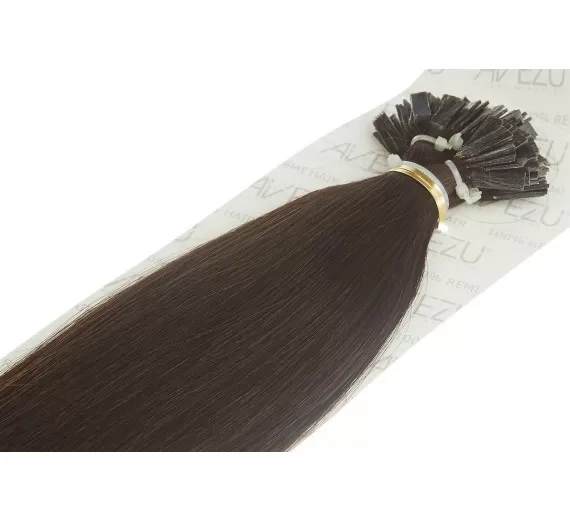 Hot Fusion extensions - Micro bonds - 20 totter, 1 Gram - 1B# Mørkebrun
