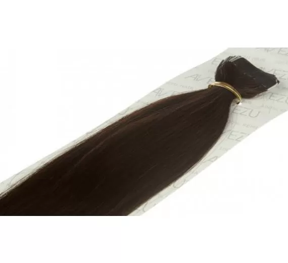 Tape on hair extensions - 60 gram pr. pakke 2# Alm brun