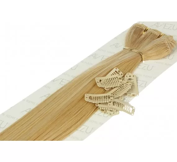 Lav selv clips on extensions - m/ 10 stk clips - 55 cm - 613/22# Scandicmix