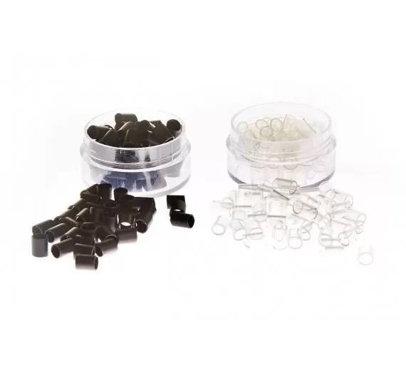 200 stk. Shrinkles m/keratin til stick hair extensions/cold fusion