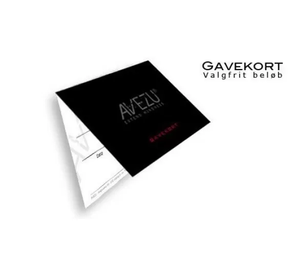 Avezu gavekort - Valgfrit beløb