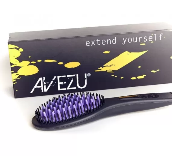 Avezu Glattebørste - Elektrisk glattebørste - Straightening brush