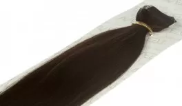Tape on hair extensions - 60 gram pr. pakke 2# Alm brun