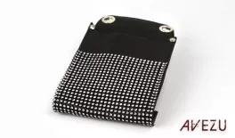 Frisør bæltetaske m/pallietter sort