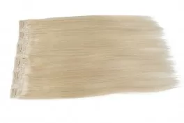 Volume Clips on extensions - Luksus Double Drawn - One pieces - 50 cm - 132 gram - 60# Divine Light
