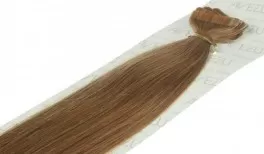 Tape on hair extensions - 60 gram pr. pakke 8# Lysbrun