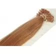 Hot fusion hair extensions 27# Caramel - 100% ægte remy hår extensions