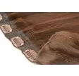 4# Chokolade Clip on Volume extensions one pieces - Luksus double drawn hair extensions