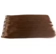 Clip on Volume extensions one pieces - Luksus double drawn hair extensions 4# Chokolade