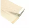 60# Platin blond Tape on hair extensions - Hår extensions med Tape