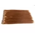 6# Medium brun - Volume clips on hair extensions - one pieces - Stort udvalg af hair extensions hos Avezu