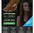 Clips in extensions - Hair extensions ved Avezu med clips extensions i 8# Lysbrunt