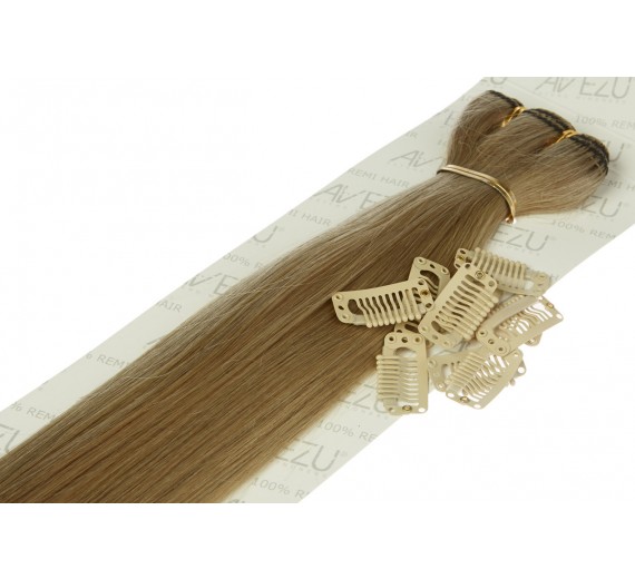 Gör dina egna Clip-in - löshår m/ 10 st. clips 18# - 50cm