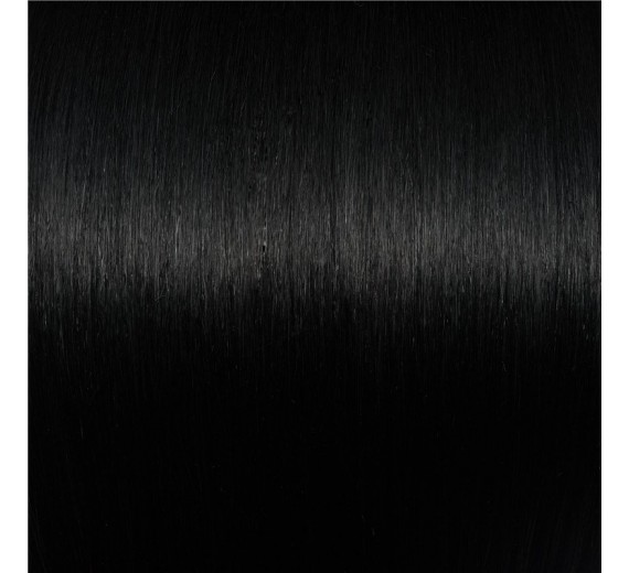 1# Black Clip on set äkta Löshår - Hårförlängningar - Tränsar med clips 