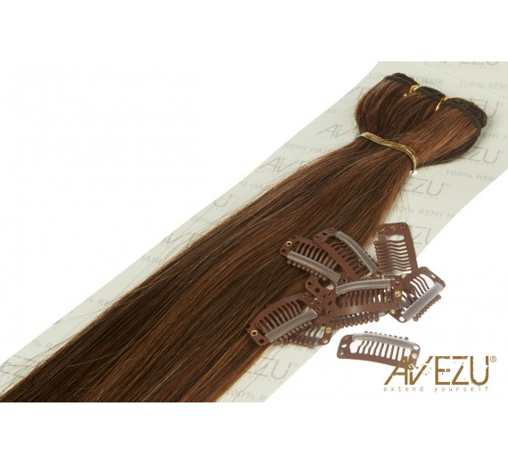 Gör dina egna Clip-in - löshår m/ 10 st. clips 1b/27/22# Hotmix - 50cm