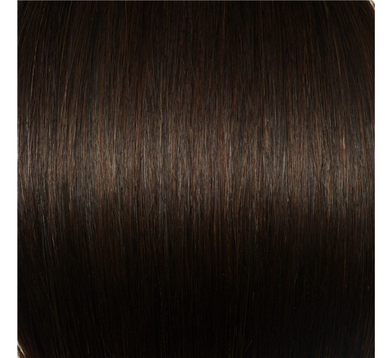 4# Chocolade brown Clip-on - Luxury double drawn - Hårförlängningar - Köp löshår av hög kvalitet från Avezu.se