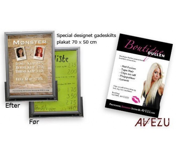 Vägskylt affisch - Löshår