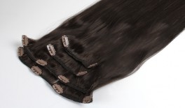 Clip on set äkta Löshår 50 gram per. Paket - 2# - 55 cm