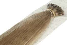 Stick hair äkta Löshår 20 slingo 1 Gram - Silver#