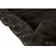 Volume Clip on set äkta Löshår - One pieces - Luksus double drawn - 132 gram - 1# Black