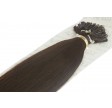 Nail hair äkta Löshår 20 slingo 1 Gram - 1B# Dark brown
