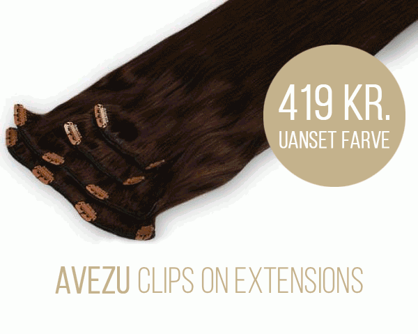 Hair extensions clip in ved Avezu