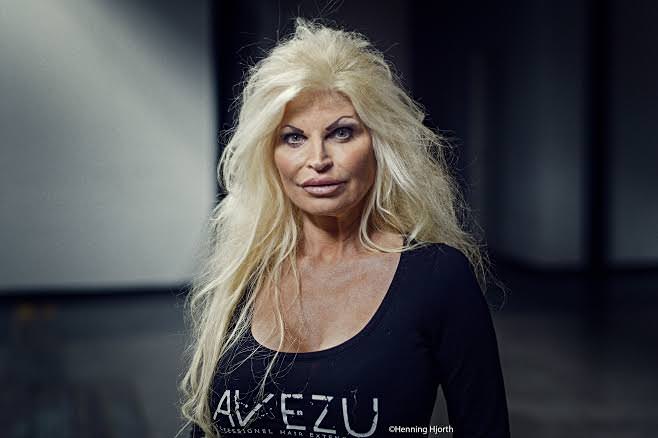 Realitystjerne og kendis Stephanie Star med hair extensions fra Avezu