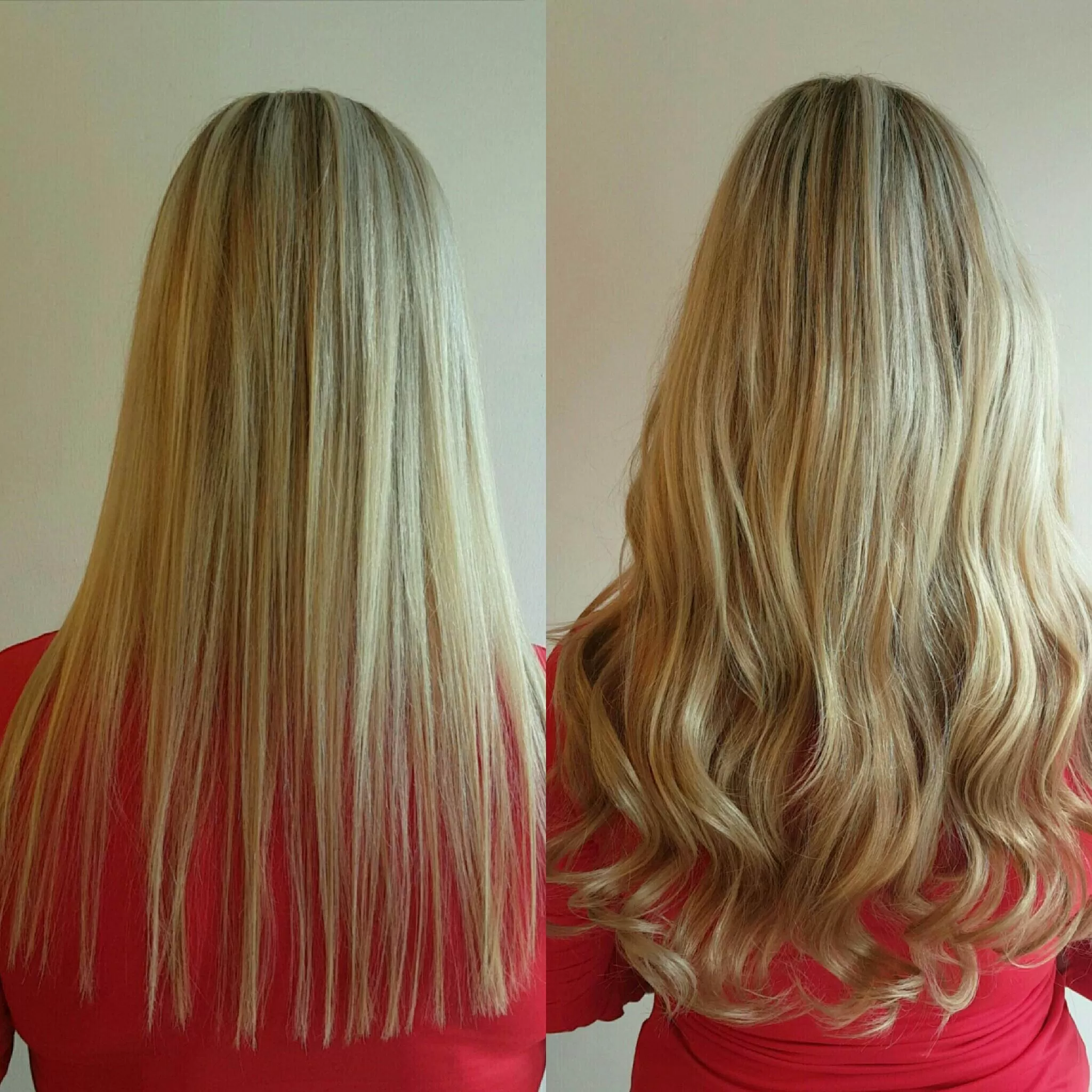 hair extensions f&oslash;r og efter billeder Avezu